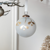 Mistel White Gold Baubles - Set of 4