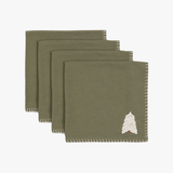 Gallery Direct Woodland Embroidered Tree Napkin