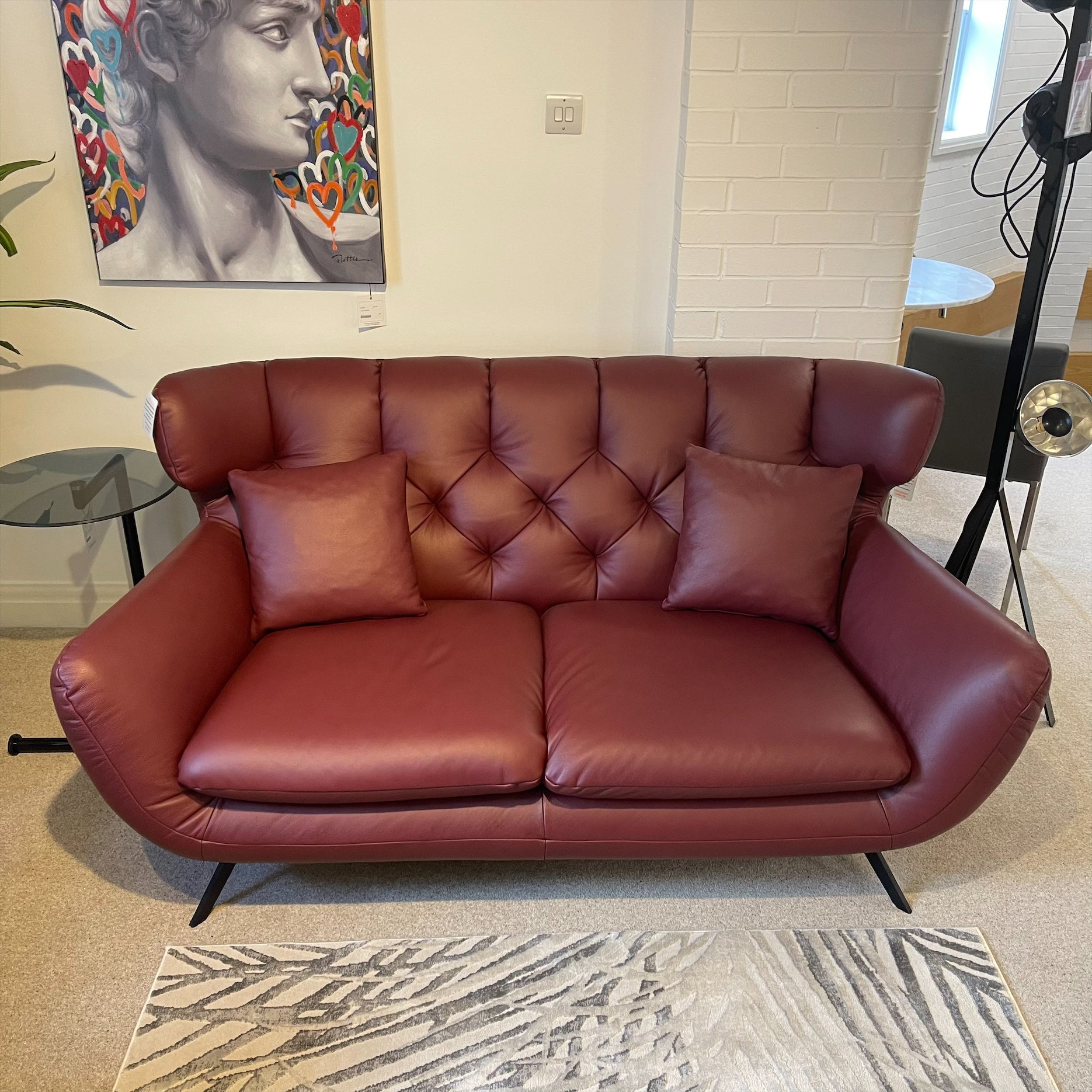 Fintry 2 Seater Leather Sofa