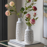 Gallery Direct Reno Reactive Glaze Vase White - Set of 2