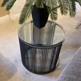 Rhonda Lamp Table in Grey