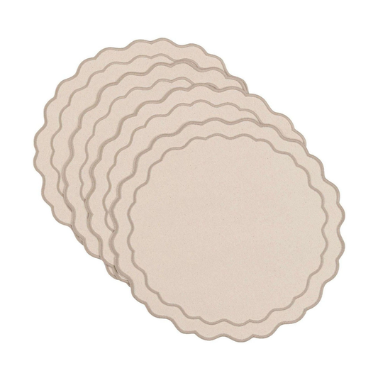 Gallery Direct Deco Luxe Scallop Placemat