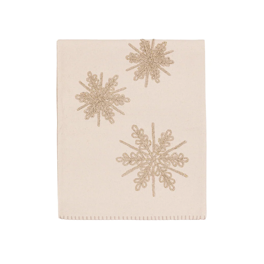Gallery Direct Deco Luxe Snowflake Table Runner