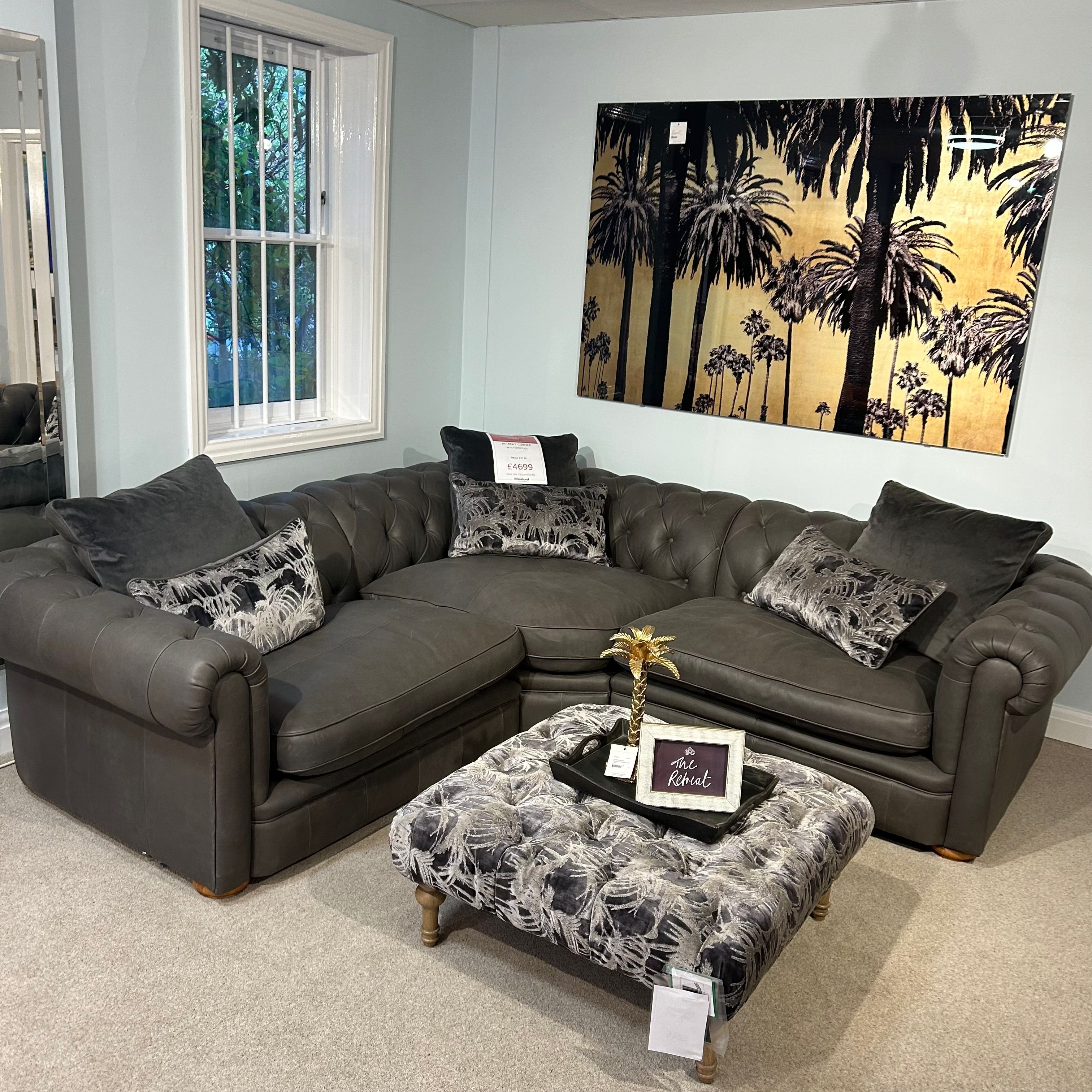 Alexander & James Retreat Corner Sofa with Footstool – Ponsford