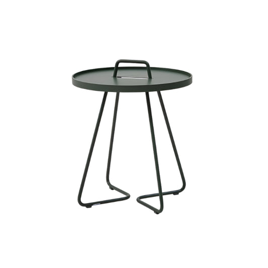 IN-STOCK | Cane-line Small ON THE MOVE Side Table (Dark Green)