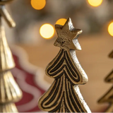 Gallery Direct Heritage Set of 3 Gold Tree Ornaments Ornaments