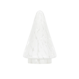 Small White Confetti Glass Tree Decoration