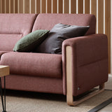 Stressless Fiona Wood Fabric 2 Seater Sofa