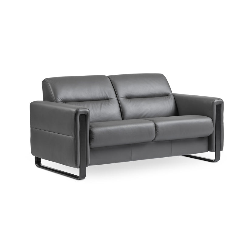 Stressless Fiona Wood 2 Seater Leather Sofa