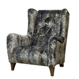 An image of the Alexander & James Viola accent chair on a side prodile. 