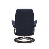 Stressless Consul Signature Fabric Chair & Footstool (L)
