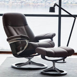 Stressless Consul Classic Leather Chair & Footstool (M)