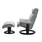 Stressless Magic Classic Leather Chair & Footstool (S)