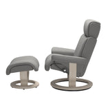 Stressless Magic Classic Leather Chair & Footstool (L)