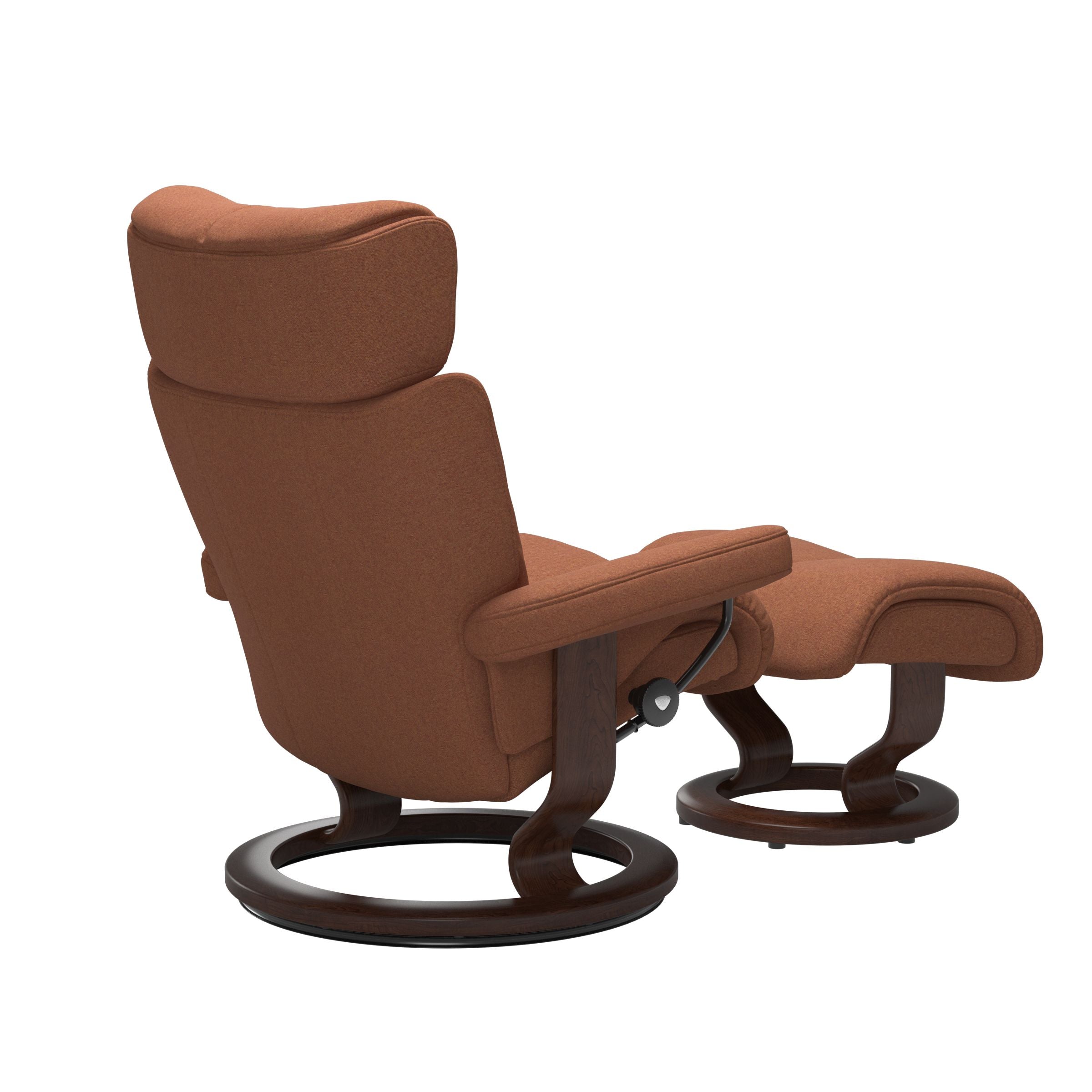 Stressless Magic Classic Fabric Chair & Footstool (L)