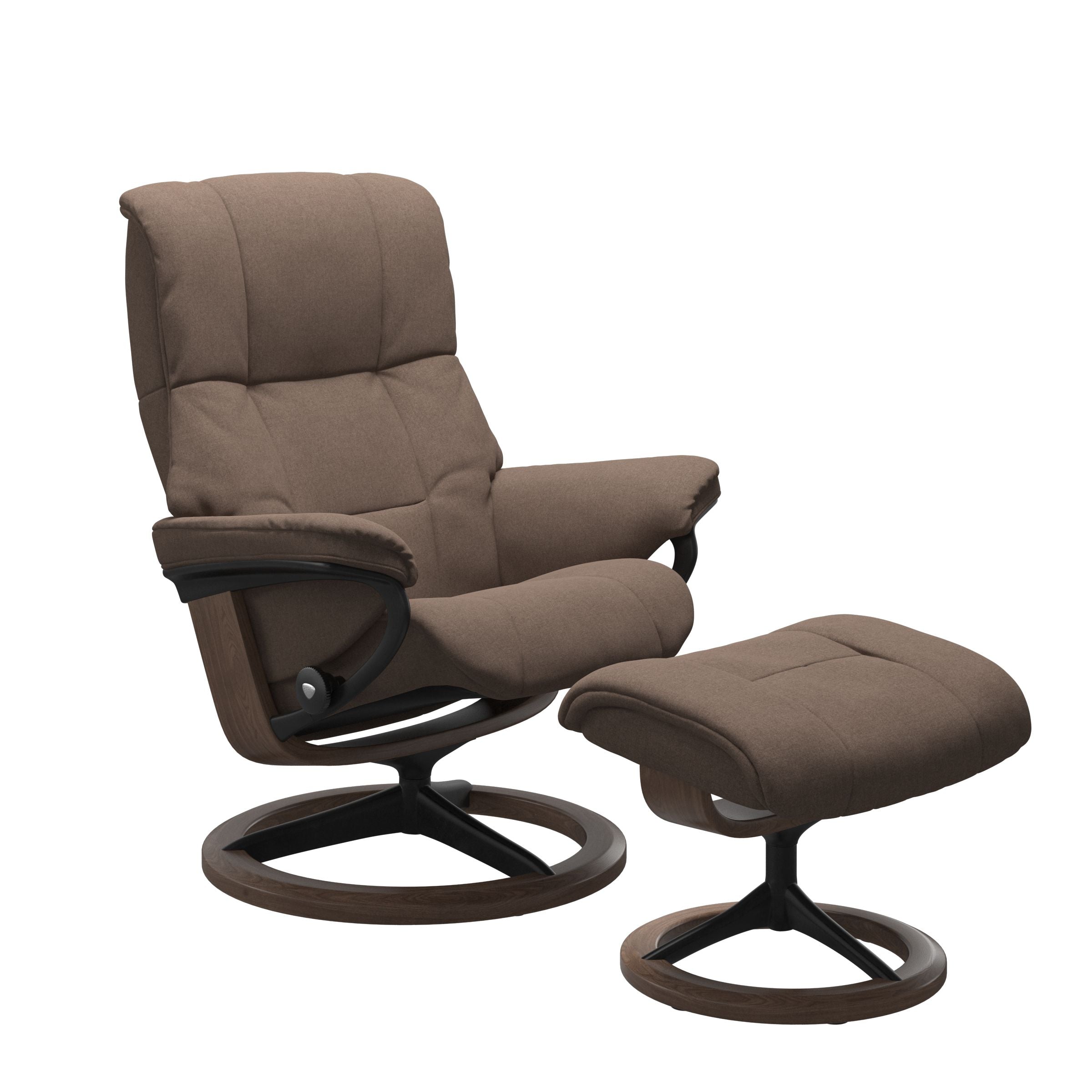 Stressless Mayfair Signature Fabric Chair & Footstool (L)