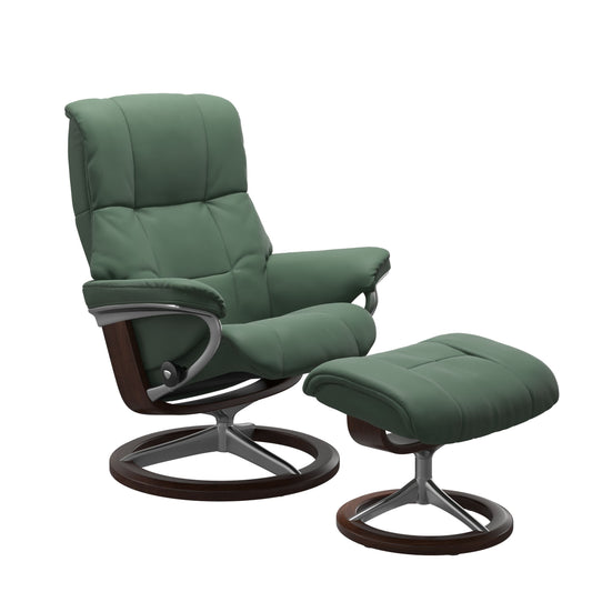 Stressless Mayfair Signature Leather Chair & Footstool (S)