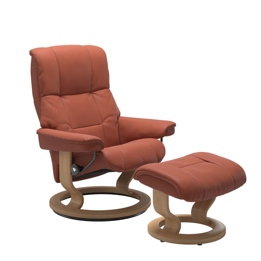 Stressless Mayfair Classic Leather Chair & Footstool (M)