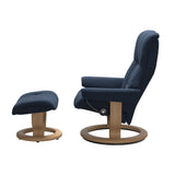 Stressless Mayfair Classic Fabric Chair & Footstool (M)