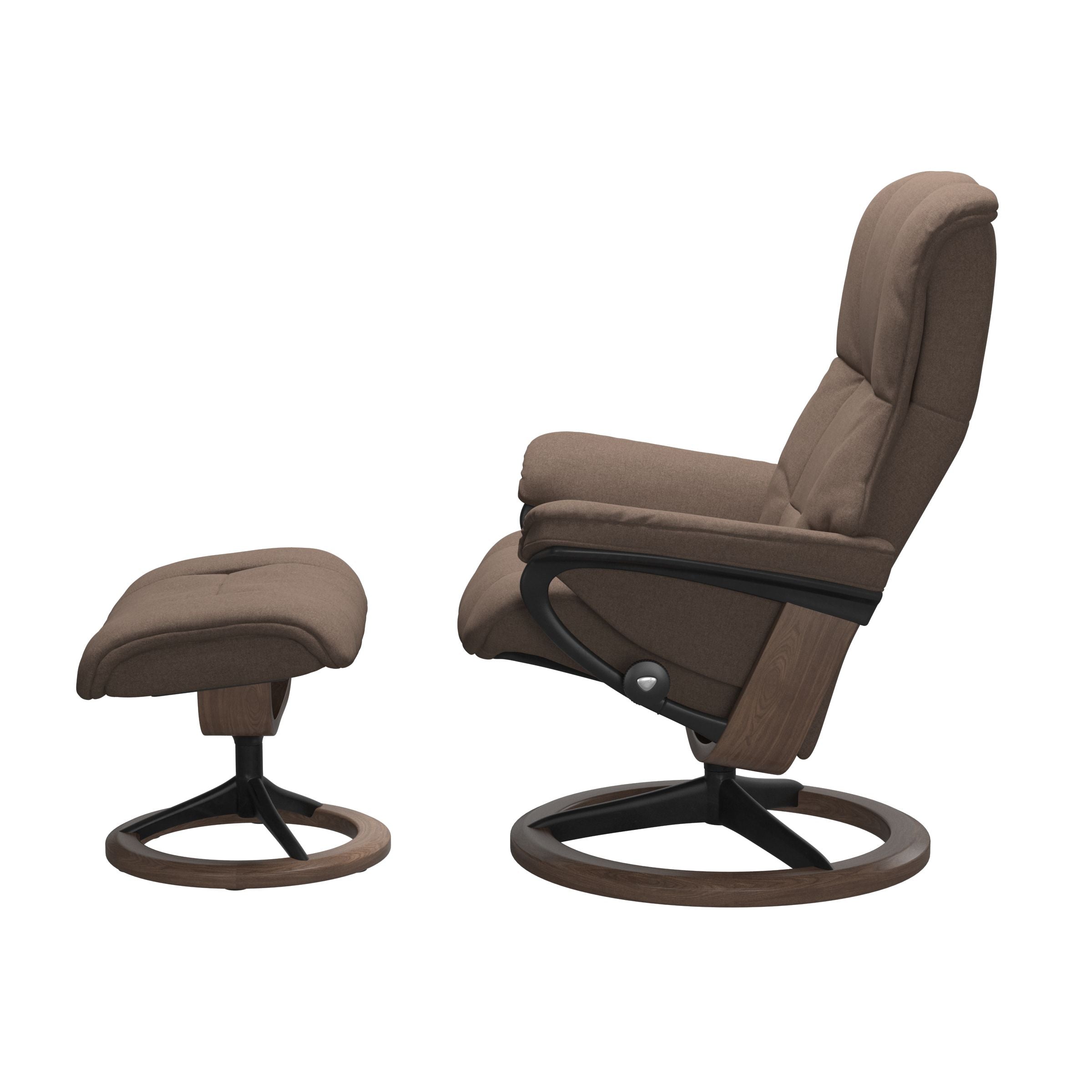 Stressless Mayfair Signature Fabric Chair & Footstool (L)