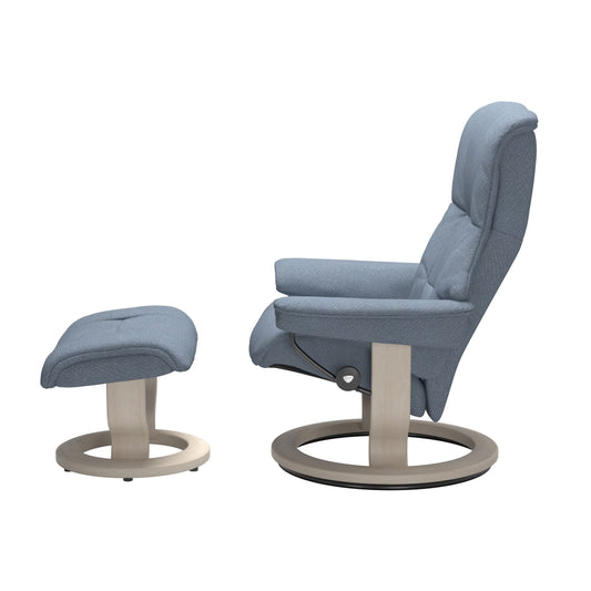 Stressless Mayfair Classic Fabric Chair & Footstool (L)