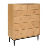 Ercol Monza 6 Drawer Tall Wide Chest