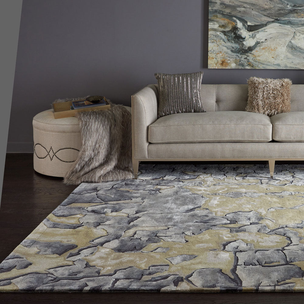 Nourison Prismatic Rug - PRS02 Beige Silver – Ponsford