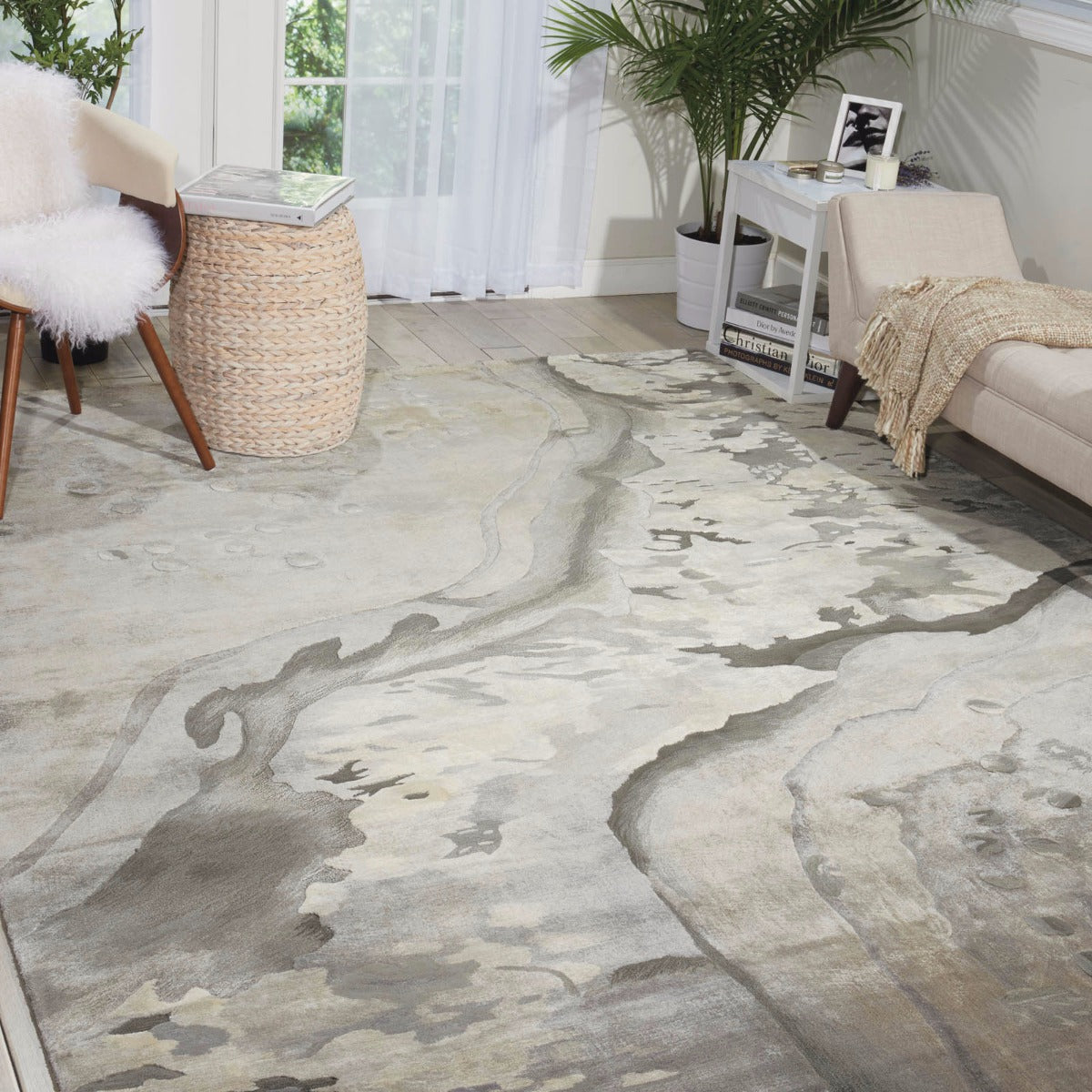 Nourison Prismatic Rug - PRS05 Silver Cloud – Ponsford