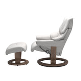 Stressless Reno Classic Leather Chair & Footstool (M)