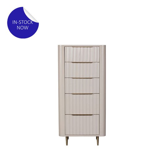 IN-STOCK | Naomi Tall 5 Drawer Chest