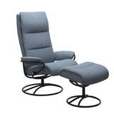 Stressless Tokyo Original High Back Fabric Chair with Footstool