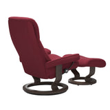 Stressless View Classic Fabric Chair & Footstool (L)
