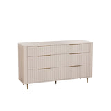 IN-STOCK | Naomi Wide 6 Drawer Chest